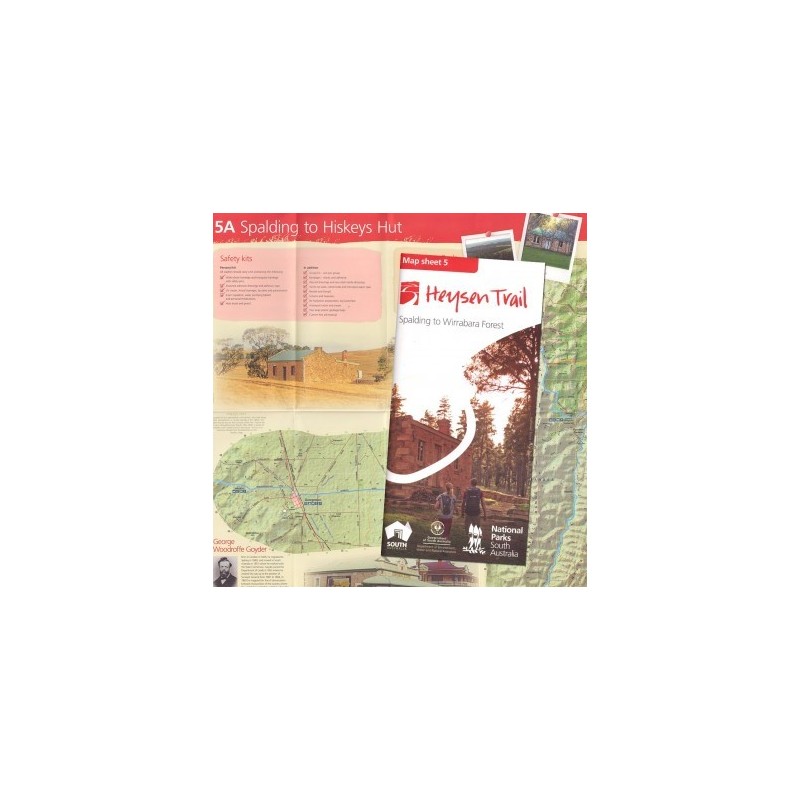 Heysen Trail Map Sheet 5, Spalding to Wirrabara Forest