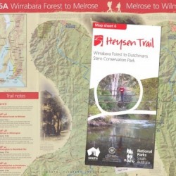 Heysen Trail Map Sheet 6, Wirrabara Forest to Dutchmans Stern Conservation Park