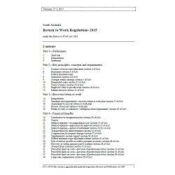 Return to Work Regulations 2015