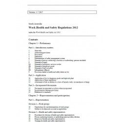 Work Health and Safety Regulations 2012