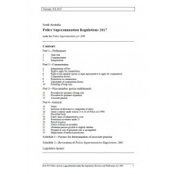 Police Superannuation Regulations 2017