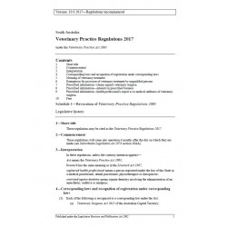 Veterinary Practice Regulations 2017