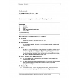 Agent-General Act 1901