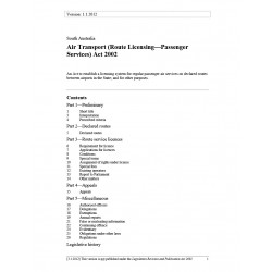 Air Transport (Route Licensing - Passenger Services) Act 2002