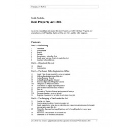 Real Property Act 1886