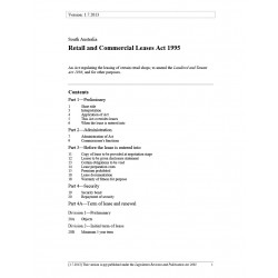 Retail and Commercial Leases Act 1995