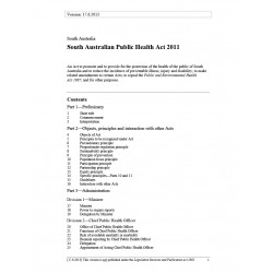 South Australian Public Health Act 2011