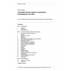 Australian Energy Market Commission Establishment Act 2004