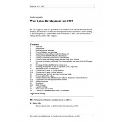 West Lakes Development Act 1969