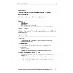 Criminal Investigation (Extraterritorial Offences) Regulations 2010